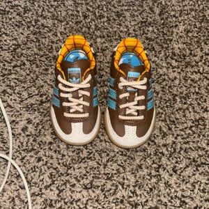 Adidas Kids Brown and Blue Sneakers